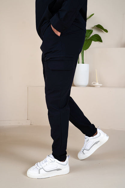Premium Detail Cargo Jacket V2 - Navy